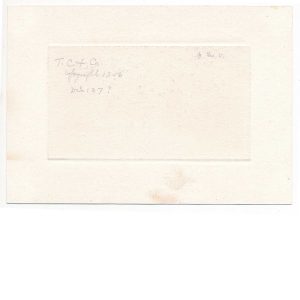 "Polar Explorers", Vignette Die Proof on india on card 1850s - Image 2