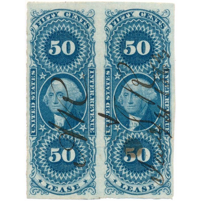R57a First Issue Lease Imperforate Pair