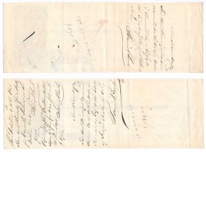 R84c, R68c & R54c first-issue revenues on pair of 1868-69 Demand Notes, NY - Image 2