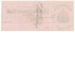RN-D1 on 1875 Wells, Richardson & Co. Bank Check, pink paper - Image 2