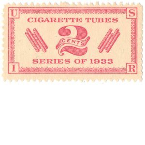 RH4 Cigarette Tubes Stamp unused