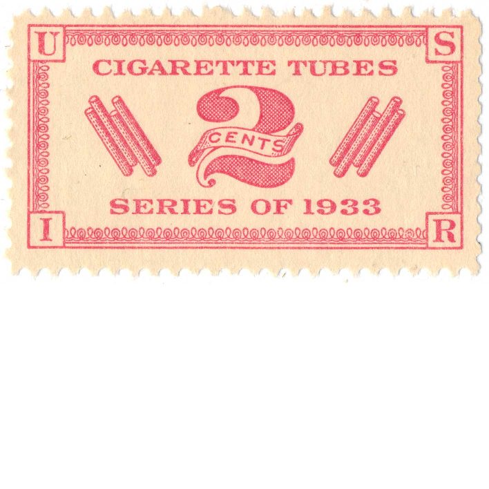 RH4 Cigarette Tubes Stamp unused