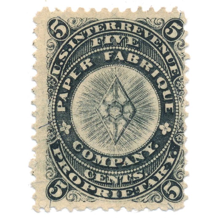 RU15b Paper Fabrique Company, Proprietary Die Stamp