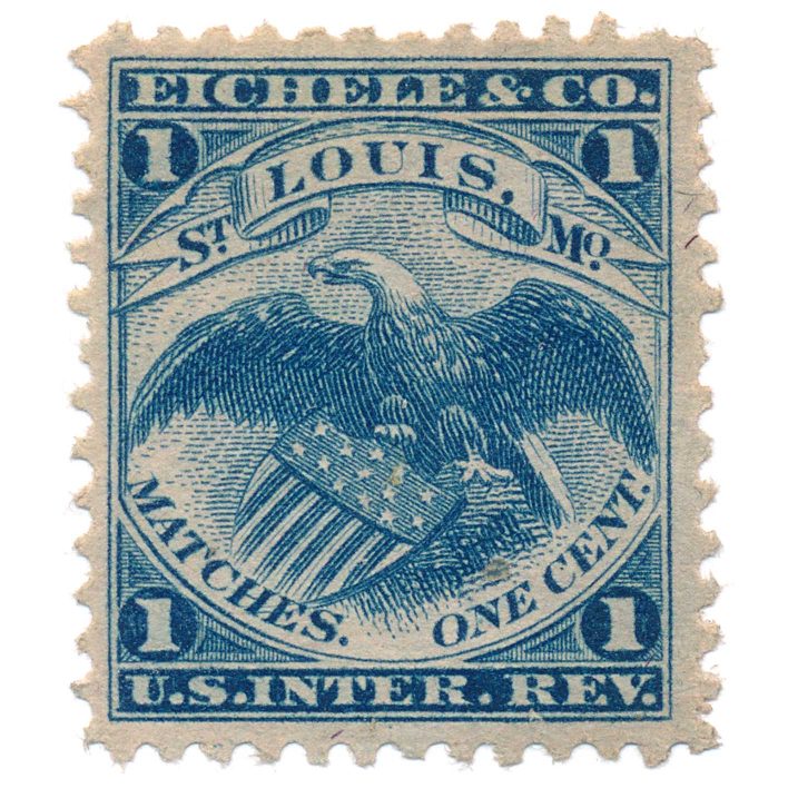 RO78c P. Eichele & Co. Proprietary Match stamp, St. Louis, MO
