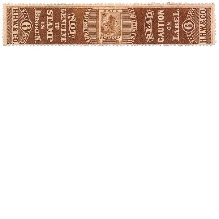 RS258d, Warner Safe Cure Medicine Stamp,  H. H. Warner & Co.