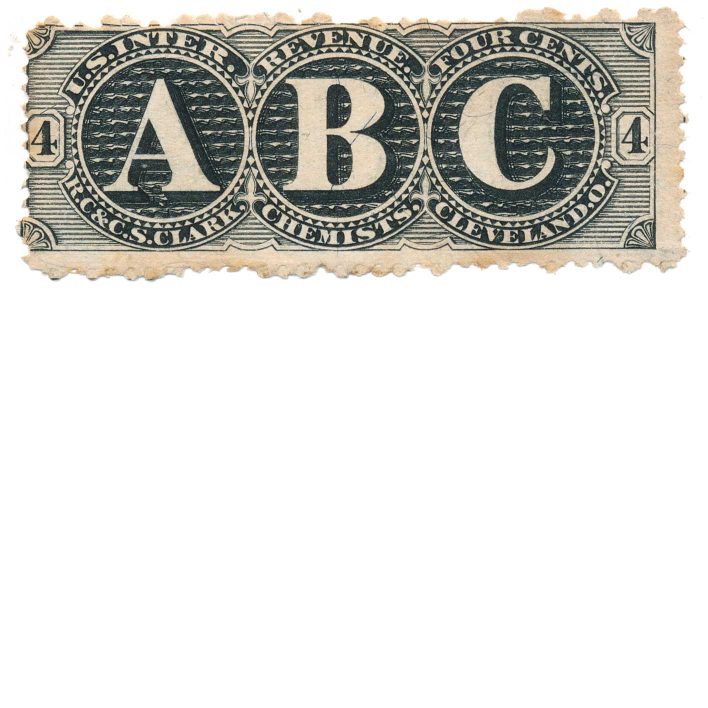 RS58b R.C. & C.S. Clark, Proprietary Medicine stamp