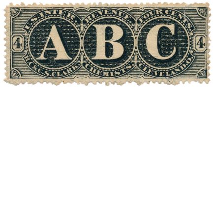 RS58b R.C. & C.S. Clark, US Proprietary Revenue Medicine stamp
