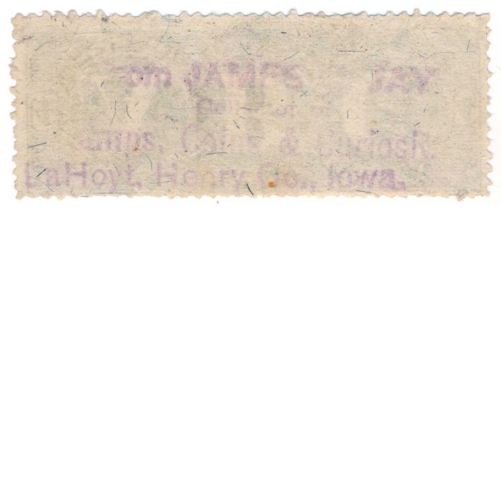 RS58b, US Proprietary Revenue Medicine stamp, R.C. & C.S. Clark - Image 2