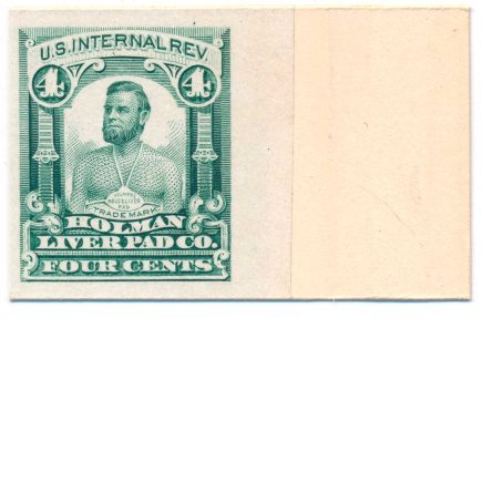 RS127P3 Holman Liver Pad Co. Medicine Stamp Plate proof