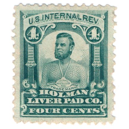 RS127d Holman Liver Pad Co. Medicine Stamp