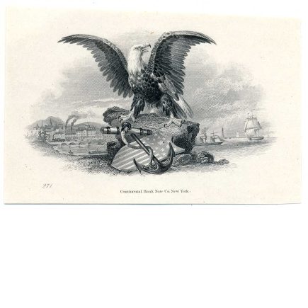 Navy Eagle, Vignette Die Proof on india, CBNCo. 1867