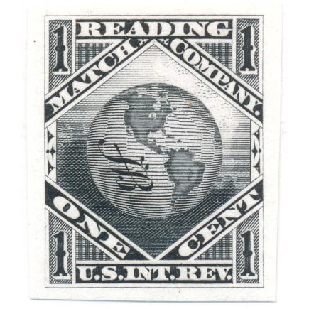 RO152P3 Reading Match Co. Plate proof on india