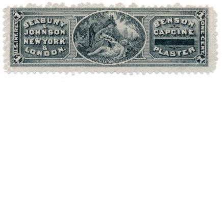 RS217d Seabury & Johnson Medicine Stamp