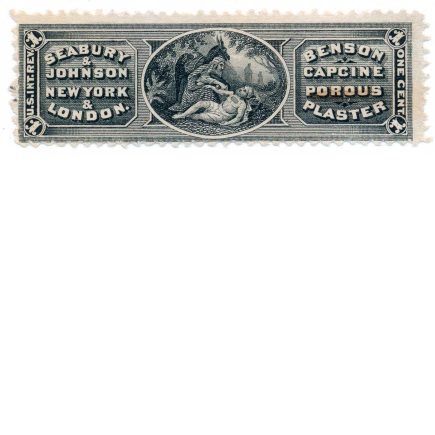 RS217h Seabury & Johnson Medicine Stamp