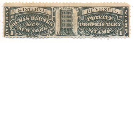 RS24a 1c Demas Barnes & Co. Medicine Stamp