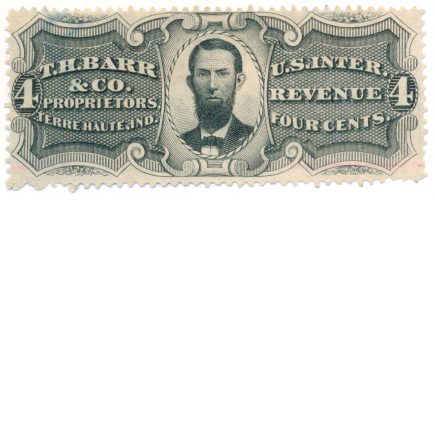 RS27a T. H. Barr & Co. 4c Proprietary Medicine Stamp