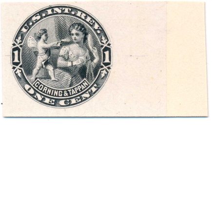 RT2P3 Corning & Tappan, Perfume Stamp, Plate Proof