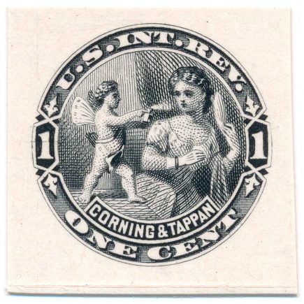 RT2P3 Corning & Tappan, Proof, Perfume Stamp