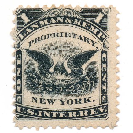 RT16b Lanman & Kemp 1c Proprietary Perfume Stamp