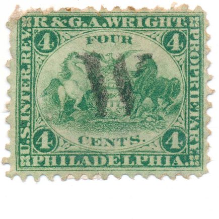RT25a R. & G.A. Wright Proprietary Perfumer Stamp